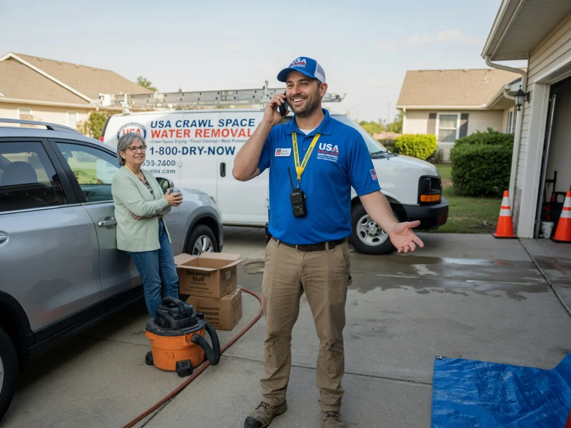 Crawl Space Water Removal Evansdale, IA FAQs